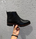 ZARA BLACK RED T SHAPED CROCO CHELSEA FOR MEN