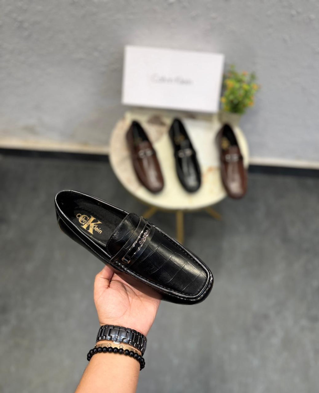 CALVIN KLEIN -NEW YORK LOAFER 2 COLORS
