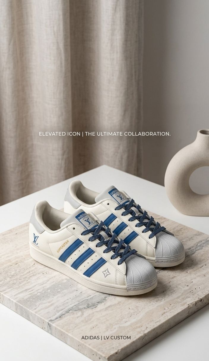 ADIDAS ORIGINALS SUPERSTAR CUSTOM LV EDTN