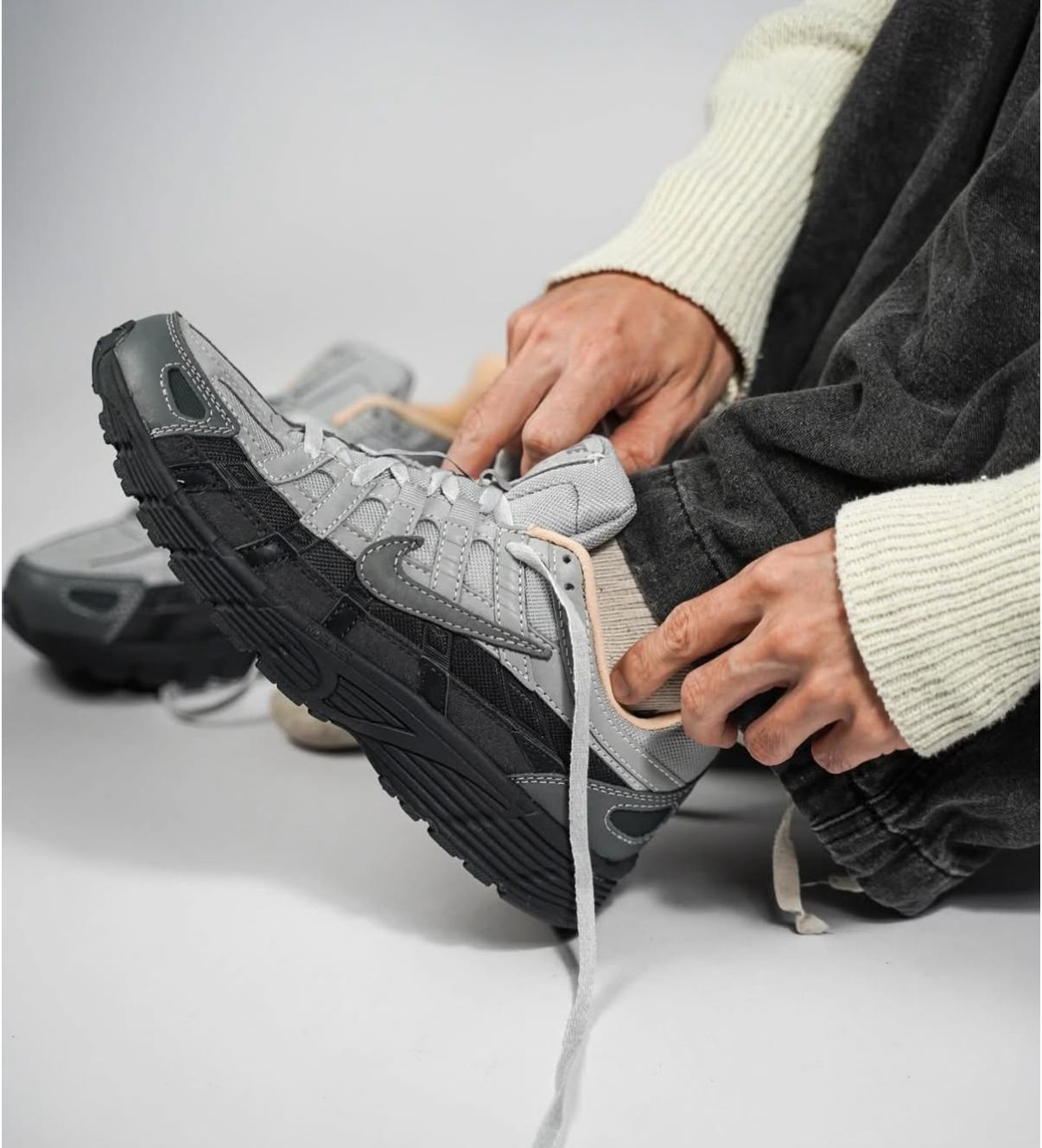 NIKE P-6000 TRAINER PLATINUM PURPLE