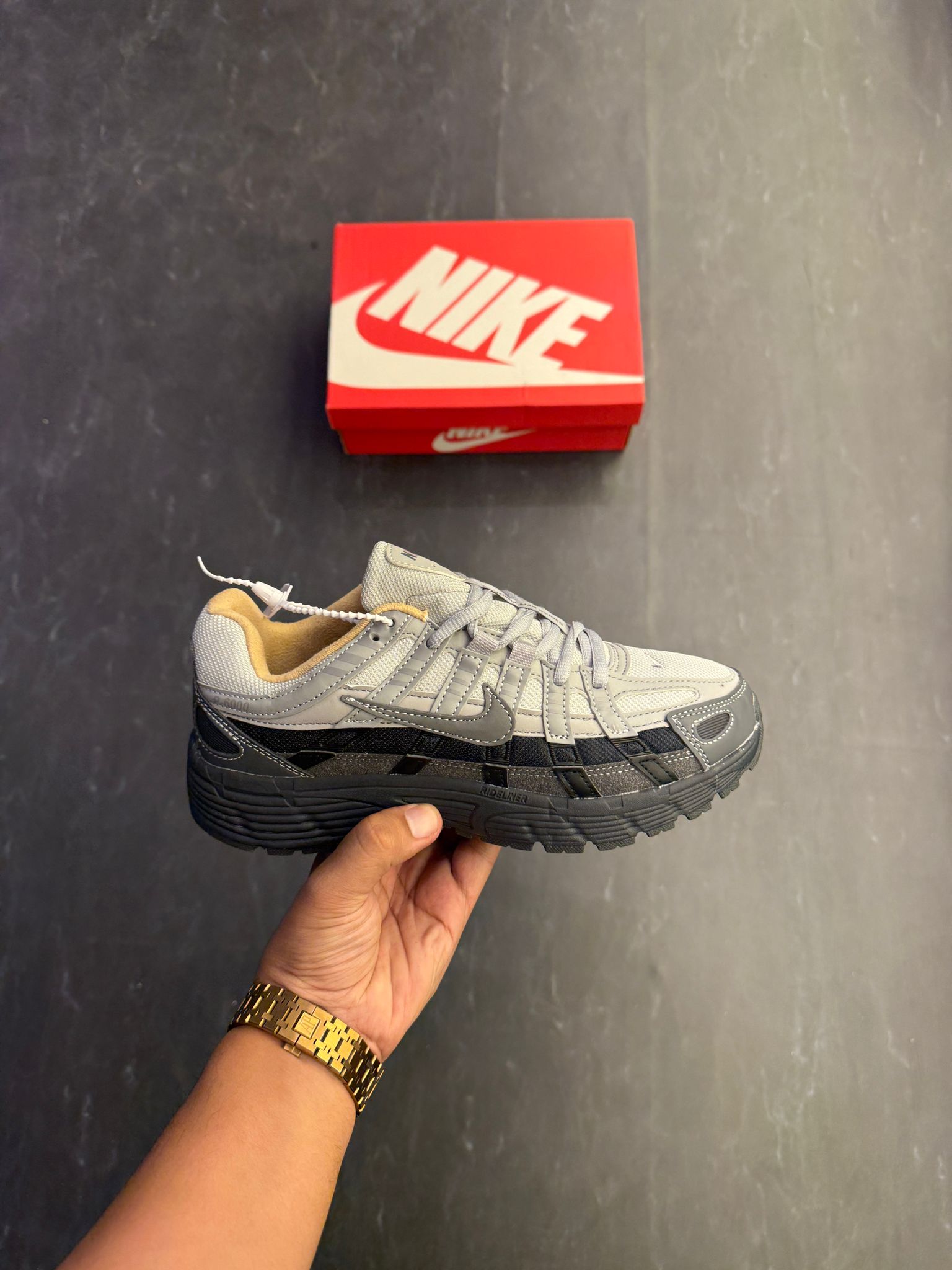 NIKE P-6000 TRAINER PLATINUM PURPLE