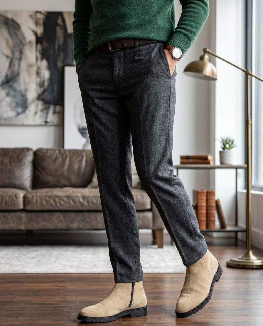 ZARA-SURPLUS BEIGE ZIPPY  BOOTS Z-0