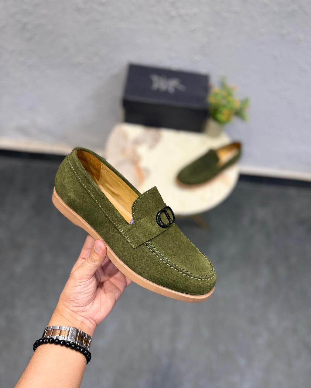 DIOR -HYBRID LEATHER LOGO LOAFER ART- 2251