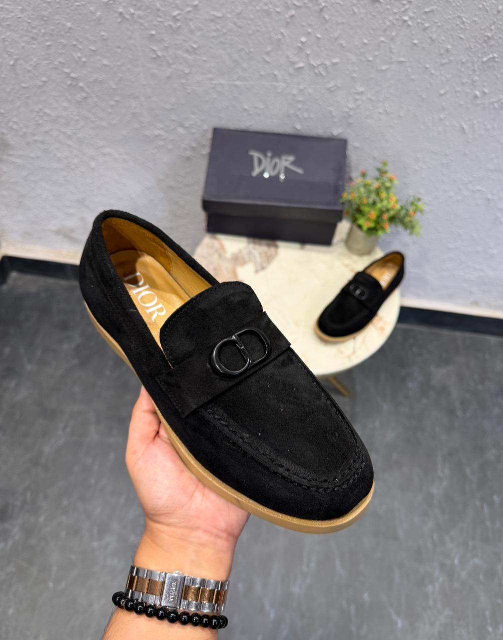 DIOR -HYBRID LEATHER LOGO LOAFER ART- 2251