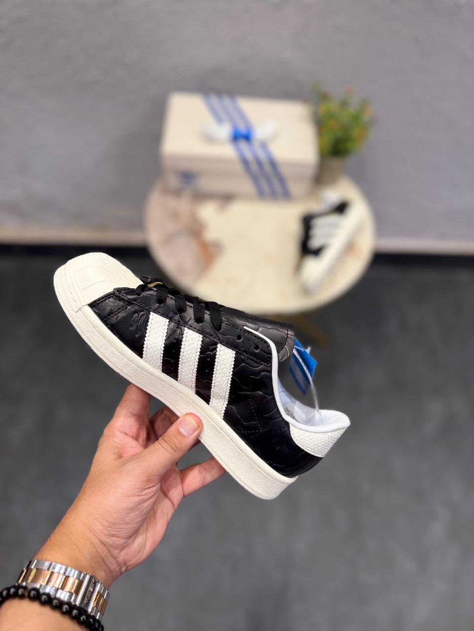 ADIDAS SUPERSTAR BAPE BLACK GIRLS