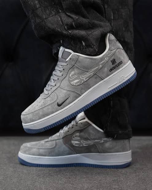 NIKE AIRFORCE CUSTOM UNDEFEATED GREY BLUE KEY CHAIN 2025